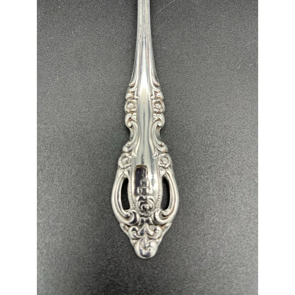 Brahms Stainless Solid Shell Casserole Serving Spoon By Oneida Silver